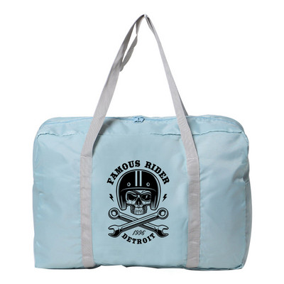 Sklopiva torba za pohranu velikog kapaciteta, sklopiva torba, putne torbe, torba za prtljagu, ručna torba s printom lubanje, ženska nova torba za rame