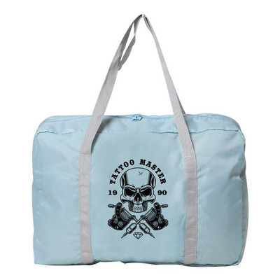 Sklopiva torba za pohranu velikog kapaciteta, sklopiva torba, putne torbe, torba za prtljagu, ručna torba s printom lubanje, ženska nova torba za rame