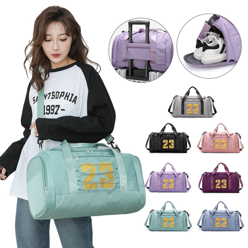 Najlonska torba za fitness Sportski ruksak velikog kapaciteta Torbica s pretincem za cipele Višenamjenska otporna na habanje za nogomet na otvorenom