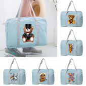 Nova putna torba za 2022. Unisex sklopiva torba za više stvari Organizatori velikog kapaciteta Prijenosna torba za prtljagu Dodaci za putovanja serija Bear