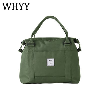 WHYY Geantă de călătorie unisex pentru adulți, dimensiune mare, pliabilă, solidă, din nailon, moale, impermeabilă, pentru depozitare, geantă de mână, valiza