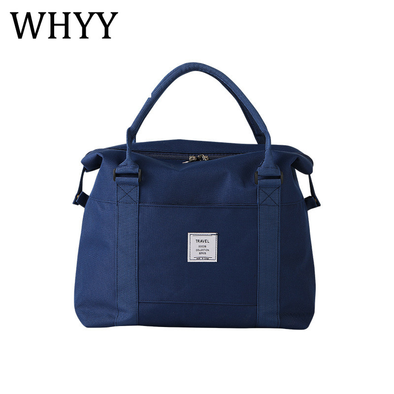 WHYY Geantă de călătorie unisex pentru adulți, dimensiune mare, pliabilă, solidă, din nailon, moale, impermeabilă, pentru depozitare, geantă de mână, valiza