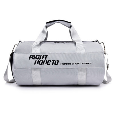 Poliesterio sportinis krepšys, didelės talpos sauso šlapio atskyrimo krepšiai, atsparūs vandeniui su batų skyriumi, atsparūs dilimui lauko futbolui