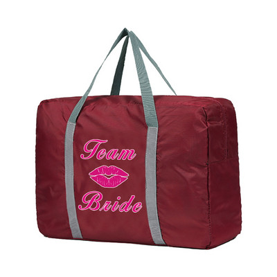 Genți de călătorie pliabile cu capacitate mare de depozitare Bagaj de mână Geanta de mână Seria de mireasă Imprimat Duffel Genți de umăr pentru femei