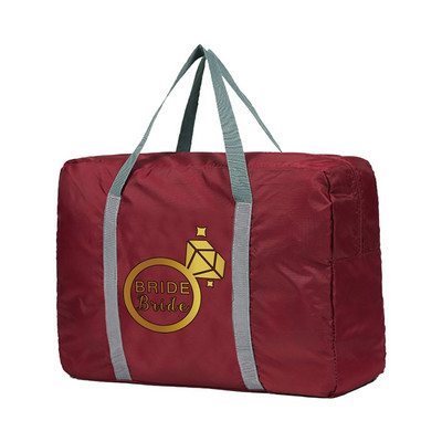 Genți de călătorie pliabile cu capacitate mare de depozitare Bagaj de mână Geanta de mână Seria de mireasă Imprimat Duffel Genți de umăr pentru femei
