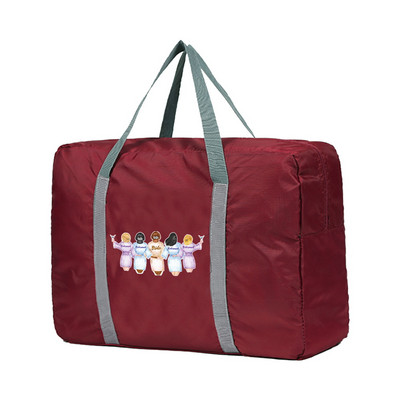 Genți de călătorie pliabile cu capacitate mare de depozitare Bagaj de mână Geanta de mână Seria de mireasă Imprimat Duffel Genți de umăr pentru femei