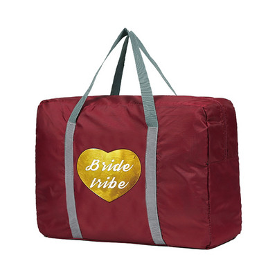 Genți de călătorie pliabile cu capacitate mare de depozitare Bagaj de mână Geanta de mână Seria de mireasă Imprimat Duffel Genți de umăr pentru femei