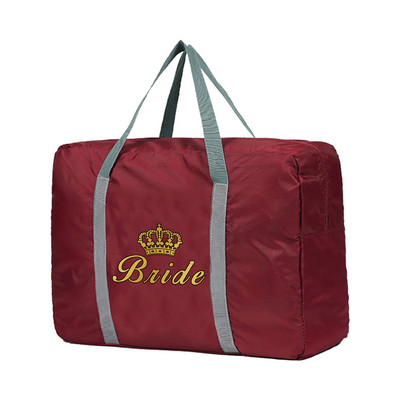 Genți de călătorie pliabile cu capacitate mare de depozitare Bagaj de mână Geanta de mână Seria de mireasă Imprimat Duffel Genți de umăr pentru femei