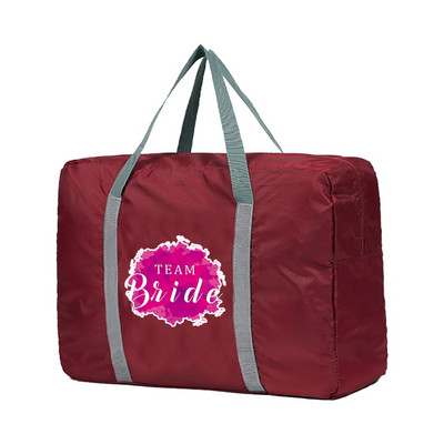 Genți de călătorie pliabile cu capacitate mare de depozitare Bagaj de mână Geanta de mână Seria de mireasă Imprimat Duffel Genți de umăr pentru femei