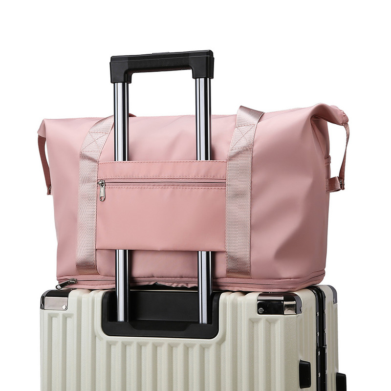 Rucsac sport pentru femei Geanta de mare capacitate Oxford Yoga Rucsac sport Impermeabil rezistent la uzura cu fermoar pentru calatorii Inot