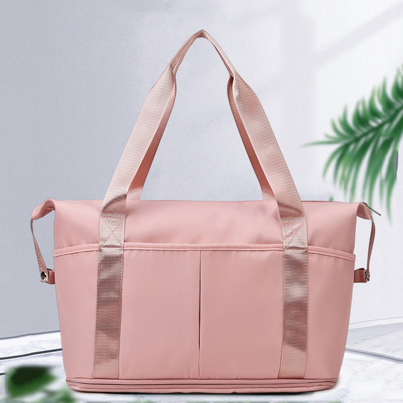 Rucsac sport pentru femei Geanta de mare capacitate Oxford Yoga Rucsac sport Impermeabil rezistent la uzura cu fermoar pentru calatorii Inot