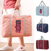 Sklopive putne torbe Prijenosni organizator odjeće Ženske ručne torbe Duffle torba velikog kapaciteta Putni dodaci s uzorkom medvjeda