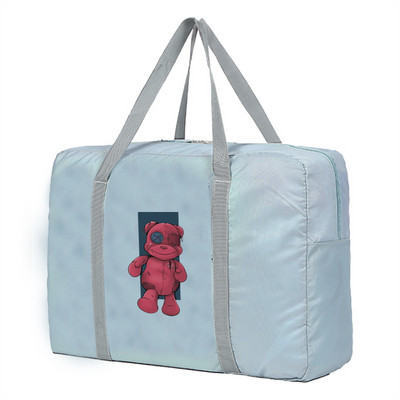 Sklopive putne torbe Prijenosni organizator odjeće Ženske ručne torbe Duffle torba velikog kapaciteta Putni dodaci s uzorkom medvjeda