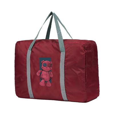 Sklopive putne torbe Prijenosni organizator odjeće Ženske ručne torbe Duffle torba velikog kapaciteta Putni dodaci s uzorkom medvjeda