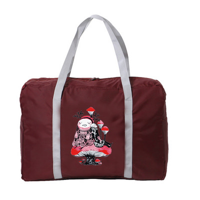 Putna torba s uzorkom gljiva Unisex sklopive ručne torbe Organizatori prijenosne prtljage velikog kapaciteta Modni dodaci za putovanja