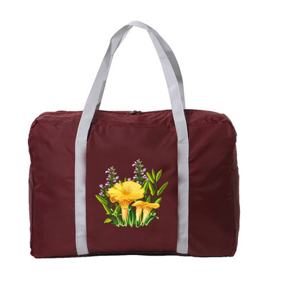 Putna torba s uzorkom gljiva Unisex sklopive ručne torbe Organizatori prijenosne prtljage velikog kapaciteta Modni dodaci za putovanja