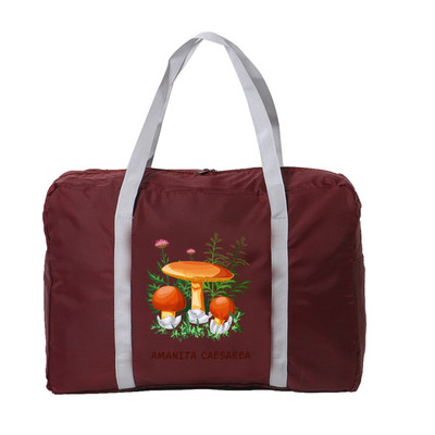 Putna torba s uzorkom gljiva Unisex sklopive ručne torbe Organizatori prijenosne prtljage velikog kapaciteta Modni dodaci za putovanja