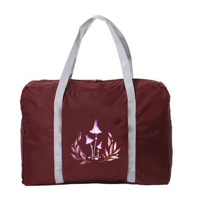 Putna torba s uzorkom gljiva Unisex sklopive ručne torbe Organizatori prijenosne prtljage velikog kapaciteta Modni dodaci za putovanja
