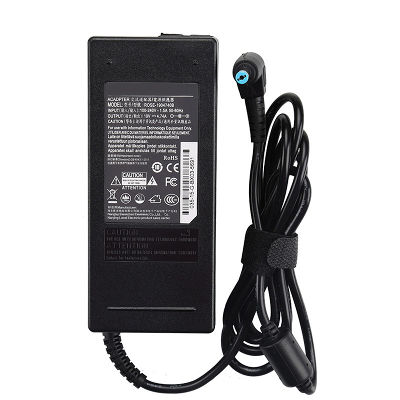Za ACER Aspire V3-771 V3-771G V5 471G V5-531P V5-551G V5-552G 561G 571G 571P Napajanje prijenosnog računala AC adapter Punjač 19V 4.74A