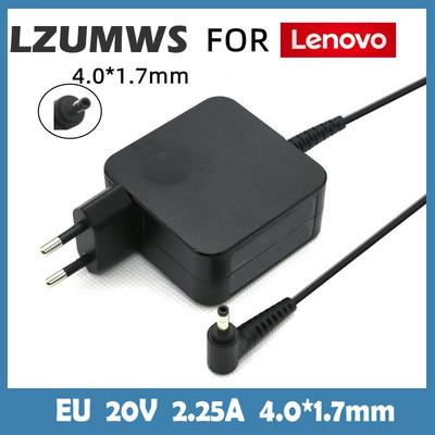 20V 2.25A 45W 4.0*1.7MM Φορτιστής AC για Lenovo YOGA 310 510 520 710 MIIX5 7000 Air 12 13 Ideapad 320 100 100S 110 N2