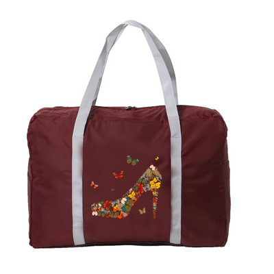 Putna torba Unisex sklopiva vreća za prtljagu Organizatori Prenosiva torba za prtljagu velikog kapaciteta Vodootporni dodaci s printom leptira