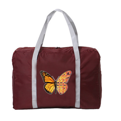 Putna torba Unisex sklopiva vreća za prtljagu Organizatori Prenosiva torba za prtljagu velikog kapaciteta Vodootporni dodaci s printom leptira