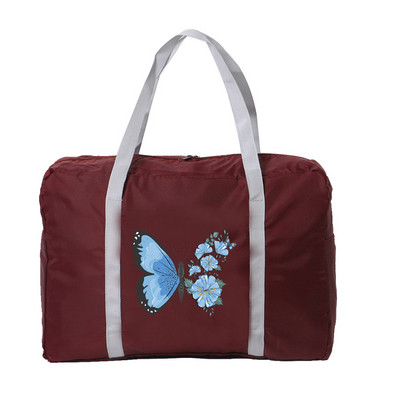 Putna torba Unisex sklopiva vreća za prtljagu Organizatori Prenosiva torba za prtljagu velikog kapaciteta Vodootporni dodaci s printom leptira