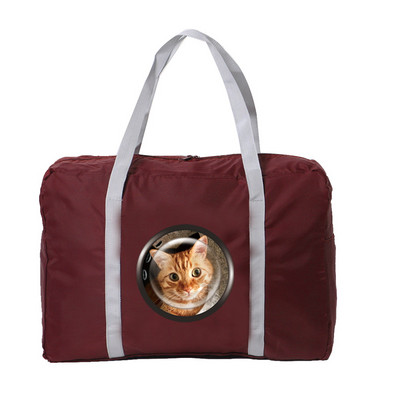 2022 Nove najlonske sklopive putne torbe Ženske torbe velikog kapaciteta Prtljaga Vodootporne ručne torbe Uzorak prozora Muške putne torbe