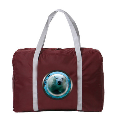 2022 Nove najlonske sklopive putne torbe Ženske torbe velikog kapaciteta Prtljaga Vodootporne ručne torbe Uzorak prozora Muške putne torbe