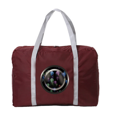 2022 Nove najlonske sklopive putne torbe Ženske torbe velikog kapaciteta Prtljaga Vodootporne ručne torbe Uzorak prozora Muške putne torbe