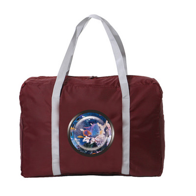 2022 Nove najlonske sklopive putne torbe Ženske torbe velikog kapaciteta Prtljaga Vodootporne ručne torbe Uzorak prozora Muške putne torbe