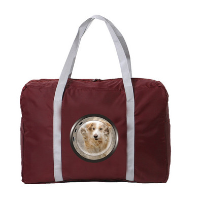 2022 Nove najlonske sklopive putne torbe Ženske torbe velikog kapaciteta Prtljaga Vodootporne ručne torbe Uzorak prozora Muške putne torbe