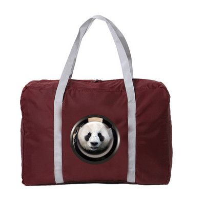 2022 Nove najlonske sklopive putne torbe Ženske torbe velikog kapaciteta Prtljaga Vodootporne ručne torbe Uzorak prozora Muške putne torbe