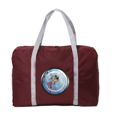 2022 Nove najlonske sklopive putne torbe Ženske torbe velikog kapaciteta Prtljaga Vodootporne ručne torbe Uzorak prozora Muške putne torbe