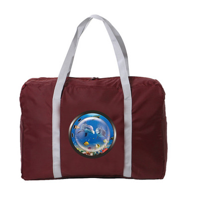 2022 Nove najlonske sklopive putne torbe Ženske torbe velikog kapaciteta Prtljaga Vodootporne ručne torbe Uzorak prozora Muške putne torbe