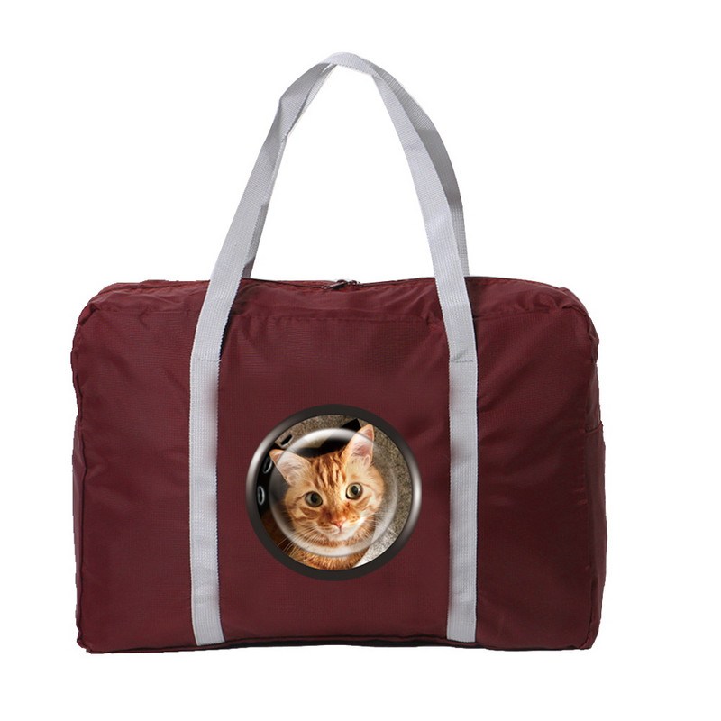 2022 Nove najlonske sklopive putne torbe Ženske torbe velikog kapaciteta Prtljaga Vodootporne ručne torbe Uzorak prozora Muške putne torbe