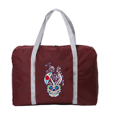 Geantă de călătorie pliabilă de mare capacitate Organizatoare de haine Genți Geanta de mână Unisex Serie de culori Imprimată Bagaj de călătorie Geantă impermeabilă