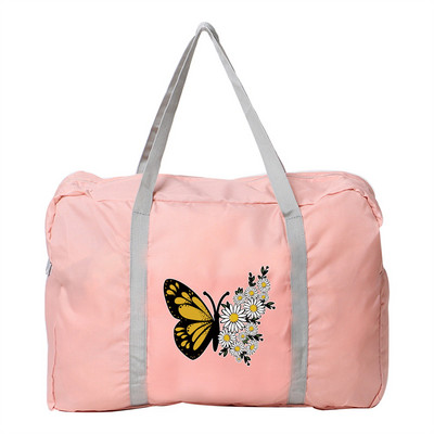 Ručna torba Ženska putna torba Torbe za prtljagu za kampiranje na otvorenom Preklopni patentni zatvarač Torbe za nošenje Organizator s printom leptira Torba za dodatke