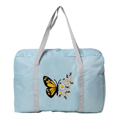 Ručna torba Ženska putna torba Torbe za prtljagu za kampiranje na otvorenom Preklopni patentni zatvarač Torbe za nošenje Organizator s printom leptira Torba za dodatke