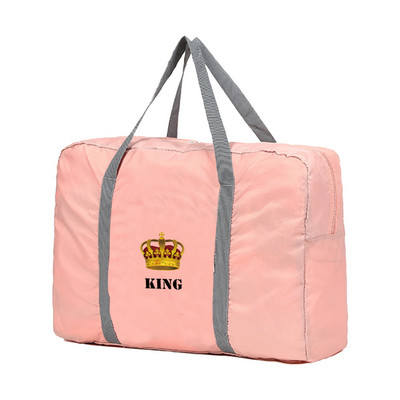 Putne torbe Duffle Bag Organizator Ženske sklopive ručne torbe Razvrstavanje odjeće Pohrana King&queen Pattern Luggage Putni dodaci