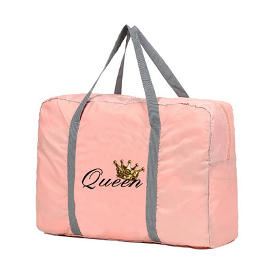Putne torbe Duffle Bag Organizator Ženske sklopive ručne torbe Razvrstavanje odjeće Pohrana King&queen Pattern Luggage Putni dodaci