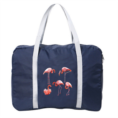 Unisex în aer liber de mare capacitate Duffle Pack Accesorii de călătorie Geanta Organizator de îmbrăcăminte Geanta de mână pliabilă din seria Flamingo Genți de tote