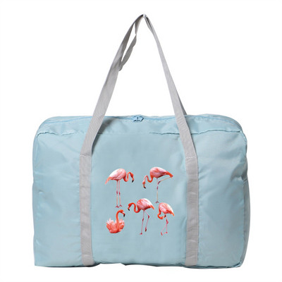 Unisex în aer liber de mare capacitate Duffle Pack Accesorii de călătorie Geanta Organizator de îmbrăcăminte Geanta de mână pliabilă din seria Flamingo Genți de tote
