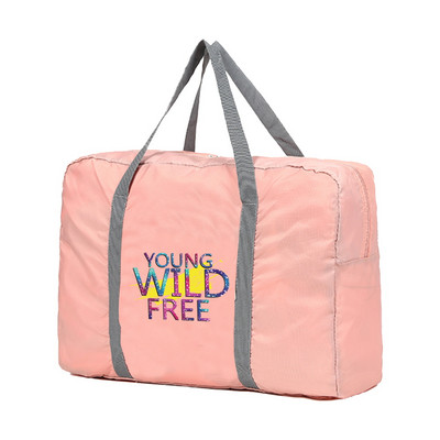 Najlonska putna torba Unisex velikog kapaciteta Sklopiva torba za prtljagu Vodootporne ručne torbe Putne torbe Odlaganje odjeće Prijenosni organizator