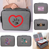 Torbe za dokumente Putne vjerodajnice Kutija za organizatore kreditnih kartica Ispis teksta Držač datoteka Otisci stopala Serije Vodootporne torbe za prtljagu