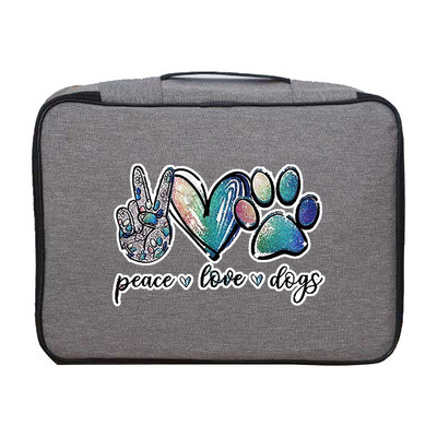 Torbe za dokumente Putne vjerodajnice Kutija za organizatore kreditnih kartica Ispis teksta Držač datoteka Otisci stopala Serije Vodootporne torbe za prtljagu