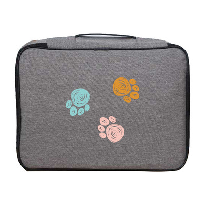 Torbe za dokumente Putne vjerodajnice Kutija za organizatore kreditnih kartica Ispis teksta Držač datoteka Otisci stopala Serije Vodootporne torbe za prtljagu