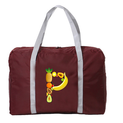 Sklopiva putna torba Ženska vodootporna prijenosna torba za pohranu Unisex torba velikog kapaciteta Serija voćnih pisama Dodaci za putovanja