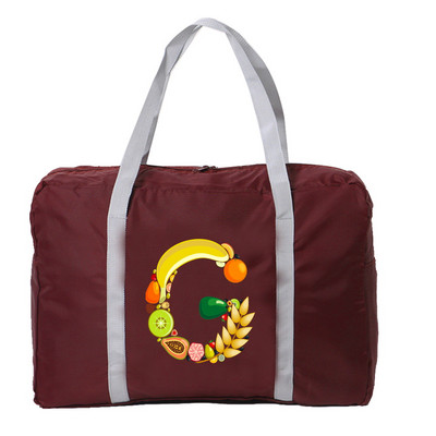 Sklopiva putna torba Ženska vodootporna prijenosna torba za pohranu Unisex torba velikog kapaciteta Serija voćnih pisama Dodaci za putovanja