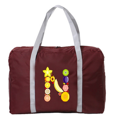 Sklopiva putna torba Ženska vodootporna prijenosna torba za pohranu Unisex torba velikog kapaciteta Serija voćnih pisama Dodaci za putovanja